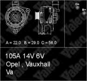 Купить 6204064 Opel Генератор