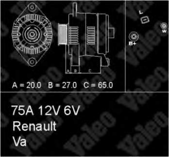 8200392926 Renault (RVI) gerador