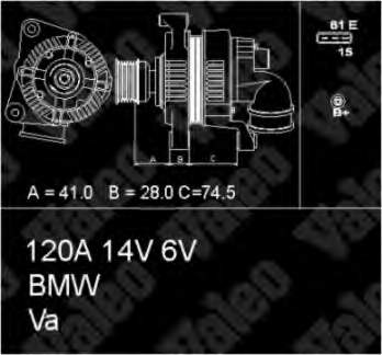 Gerador para BMW X5 (E53)