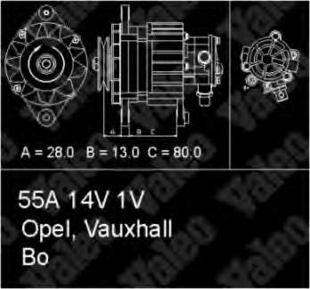 JA757IR Vizitauto gerador