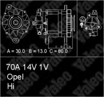 LR170419 Hitachi gerador