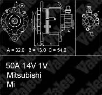 MD067411 Mitsubishi gerador