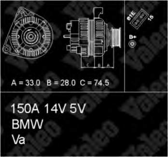 YLE000051E Land Rover gerador