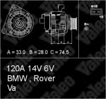 Gerador para Rover 75 (RJ)