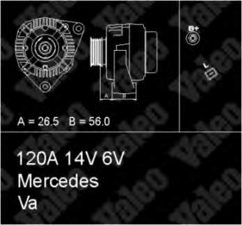 A0131548002 Mercedes gerador