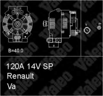 7711134526 Renault (RVI) gerador
