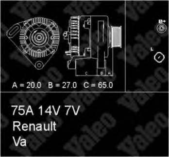 7700433069 Renault (RVI) gerador