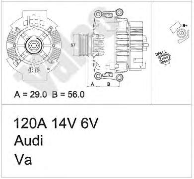 0124515053 Bosch gerador