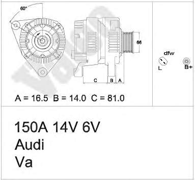 0124525520 Bosch gerador