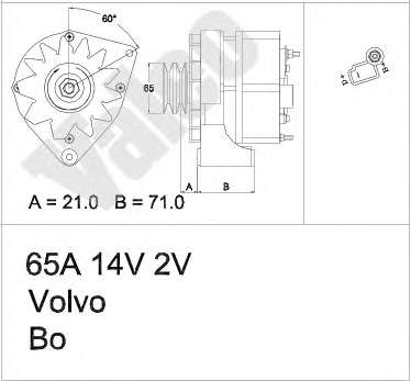 5003747 Volvo gerador