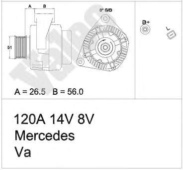 437376 VALEO gerador