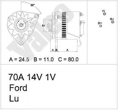 5027845 Ford gerador