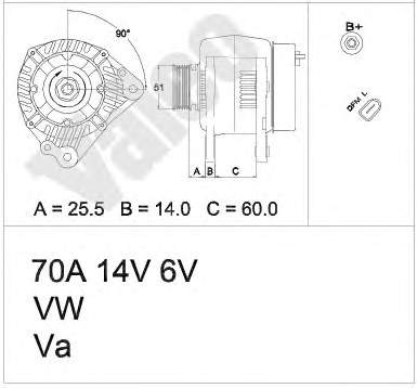 437399 VALEO gerador