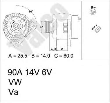 986041490 Bosch gerador