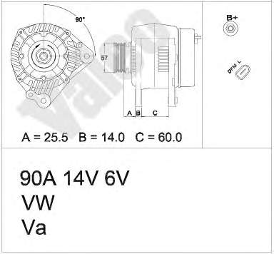 437401 VALEO gerador