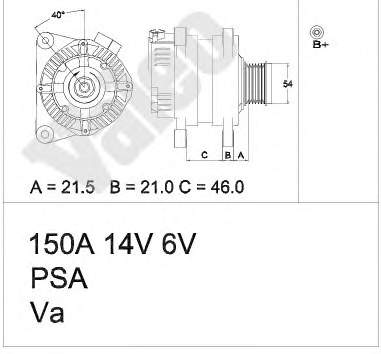 124525035 Bosch gerador