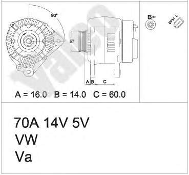 MQA1675 Magneti Marelli gerador