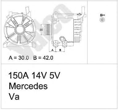 437415 VALEO gerador