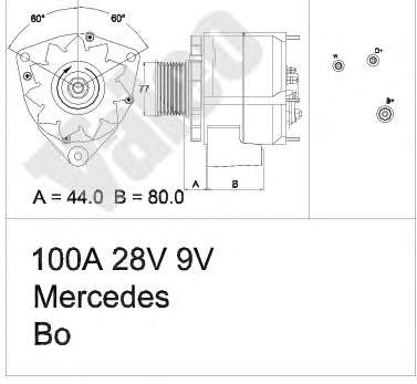 A0101549202 Mercedes gerador