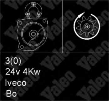 CS530 REMA-PARTS motor de arranco