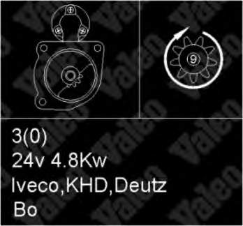 661.001.093.090 PSH motor de arranco