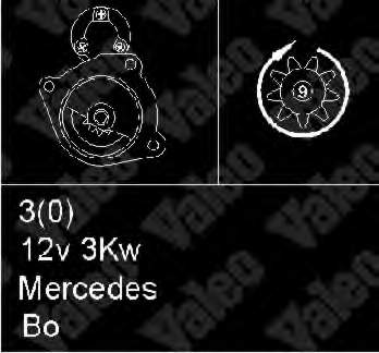 31517301 Mercedes motor de arranco