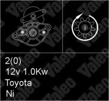 Motor de arranco para Toyota Land Cruiser 