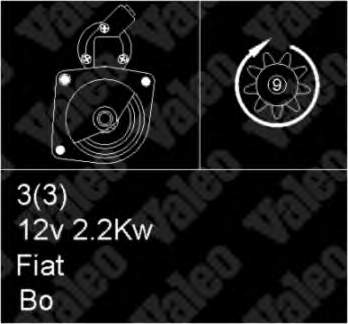 1516771R DAF motor de arranco