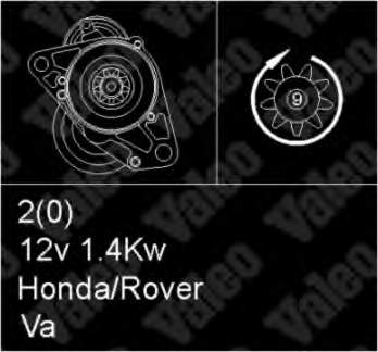 Motor de arranco Honda Accord 5 CC7