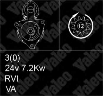 M105R3507SE Prestolite motor de arranco