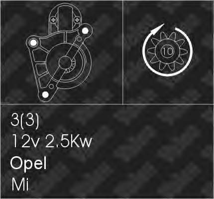 MQS1107 Magneti Marelli motor de arranco