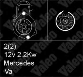 005151240180 Mercedes motor de arranco