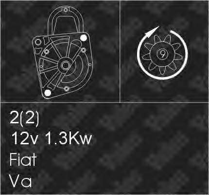 0046835094 Fiat/Alfa/Lancia motor de arranco