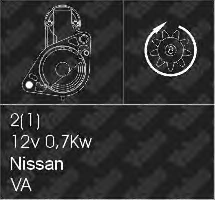 Motor de arranco para Nissan Micra (K11)