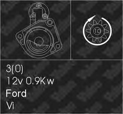 1004566 Ford motor de arranco