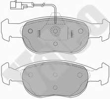 BPA0587.12 Open Parts sapatas do freio dianteiras de disco