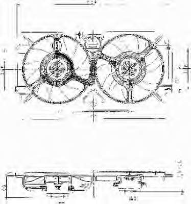 Motor de ventilador do sistema de esfriamento para Seat Cordoba (6K2)