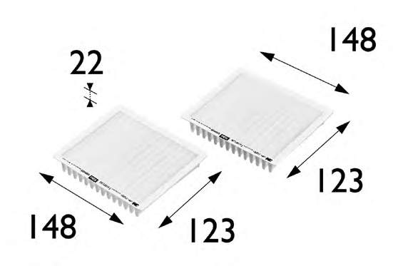 CP1149 Corteco filtro de salão