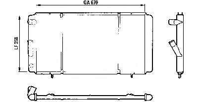 7700785734 Renault (RVI) radiador de esfriamento de motor