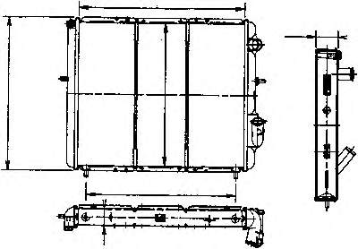 8660000453 Renault (RVI) radiador de esfriamento de motor