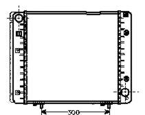 Radiador de esfriamento de motor RA0170110 Jdeus