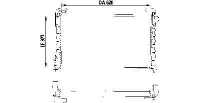 7701035718 Market (OEM) radiador de esfriamento de motor