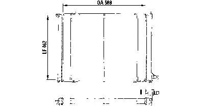 8660000469 Renault (RVI) radiador de esfriamento de motor