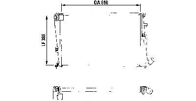 232508A7 Polcar radiador de esfriamento de motor