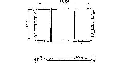 2042031 Frig AIR radiador de esfriamento de motor