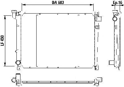 21410Q9001 Nissan radiador de esfriamento de motor