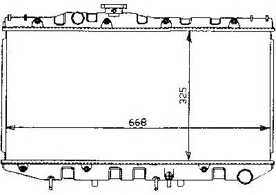 1640074140 Toyota radiador de esfriamento de motor