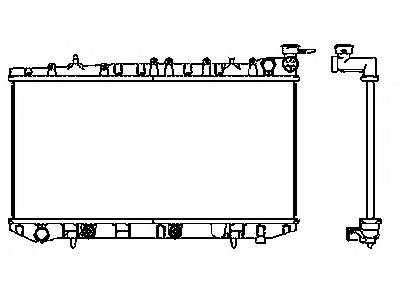 2146065Y01 Market (OEM) radiador de esfriamento de motor