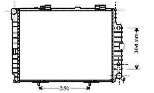 FP46A232 FPS radiador de esfriamento de motor