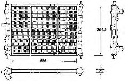 301908A1 Polcar radiador de esfriamento de motor